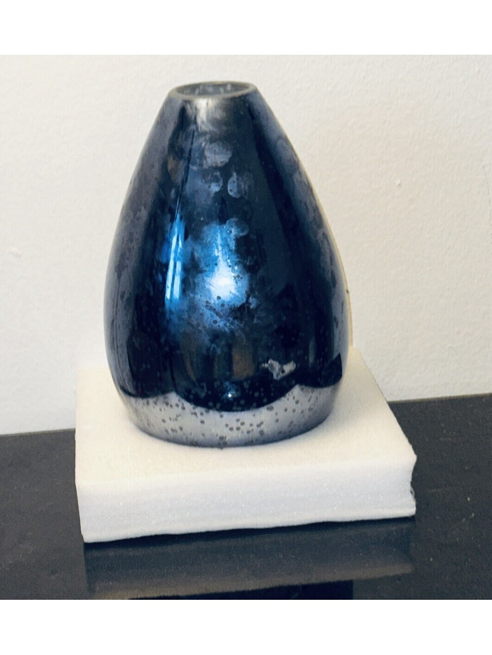 Scentsy Awaken Oil Diffuser Shade Glass Mosaic Blue White Gray MPN 1175 Adults
